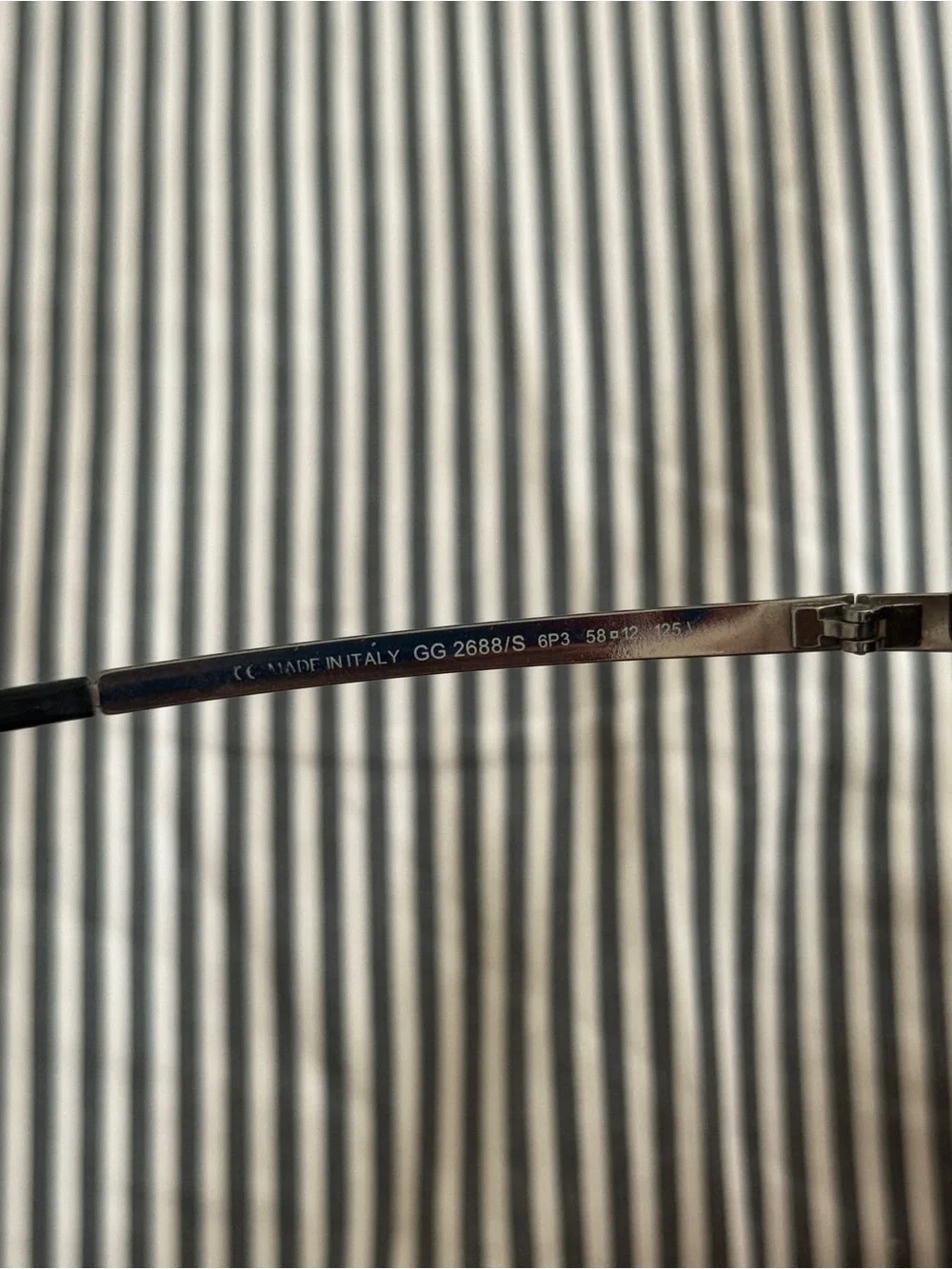 GUCCI GG 2688/S Silver/Black Sunglasses